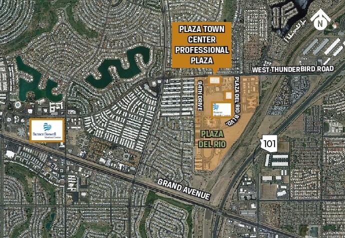 9401-9403 W Thunderbird Rd, Peoria, AZ à louer - Aérien - Image 3 de 13