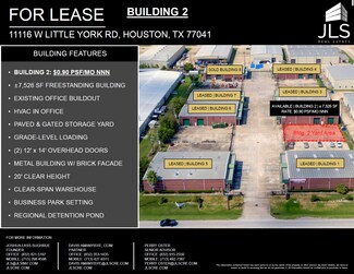 Plus de détails pour 11116 W Little York Rd, Houston, TX - Industriel à louer