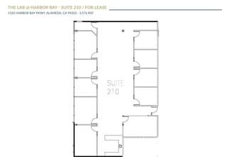 1310-1430 Harbor Bay Pky, Alameda, CA à louer Plan d’étage- Image 1 de 1