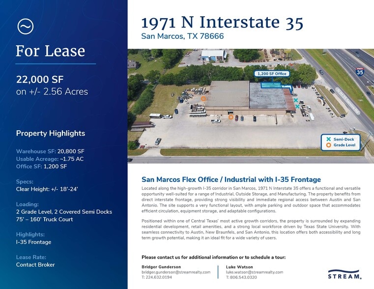 1971 N I-35, San Marcos, TX for lease - Building Photo - Image 2 of 7