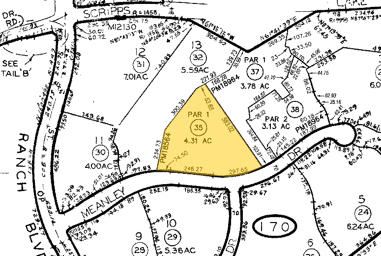 10150 Meanley Dr, San Diego, CA for lease - Plat Map - Image 2 of 4