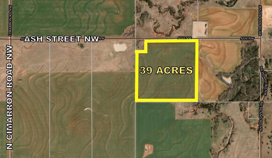 Ash Road (East of Cimarron Rd), Piedmont, OK for sale - Aerial - Image 2 of 2