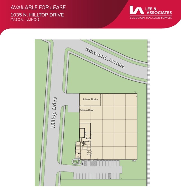 1035 N Hilltop Dr, Itasca, IL for lease Floor Plan- Image 1 of 1