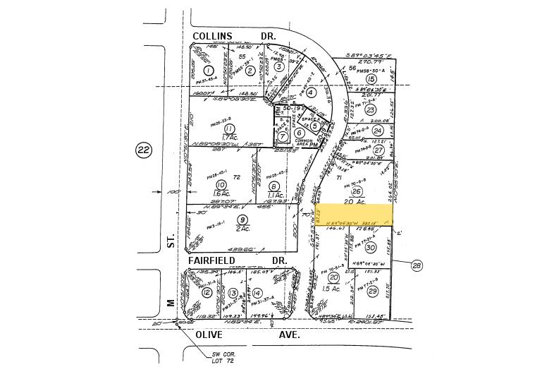 3168 Collins Dr, Merced, CA à louer - Plan cadastral - Image 3 de 5