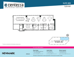 1873 S Bellaire St, Denver, CO for lease Floor Plan- Image 1 of 2