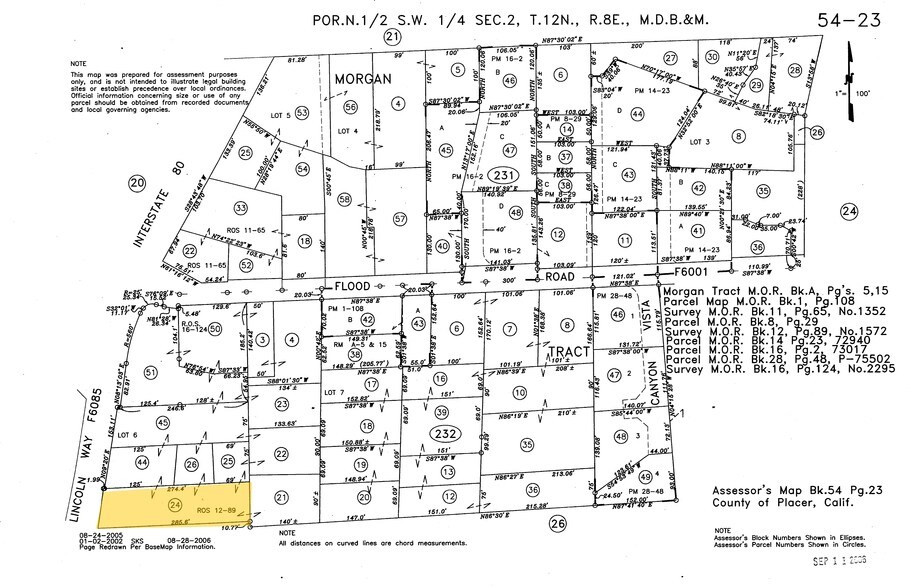 13150 Lincoln Way, Auburn, CA à vendre - Plan cadastral - Image 2 de 3