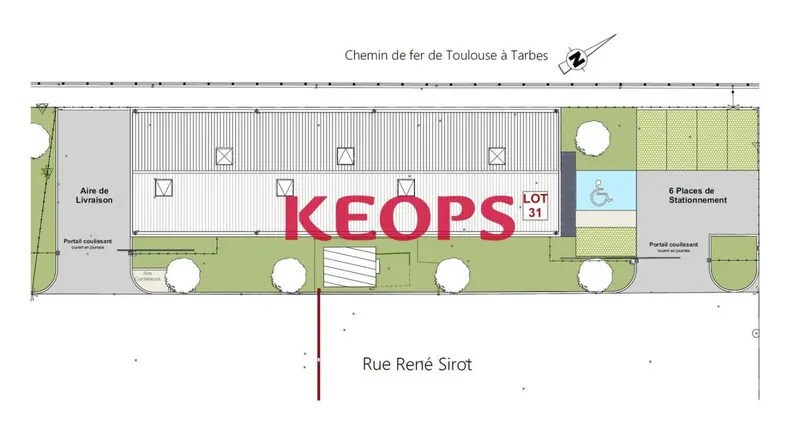 Local d'activités dans Toulouse à vendre - Plan d’étage - Image 3 de 4