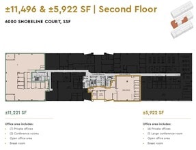 6000 Shoreline Ct, South San Francisco, CA for lease Floor Plan- Image 1 of 1