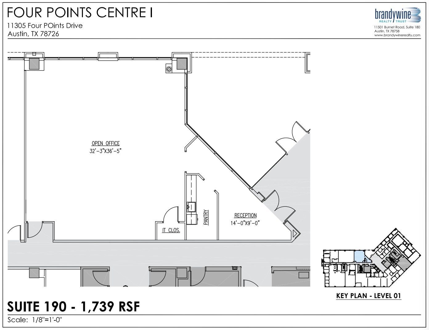 11305 Four Points Dr, Austin, TX à louer Plan d’étage- Image 1 de 1