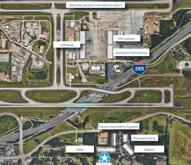 Plus de détails pour Pelican Drive & Southridge Pky, College Park, GA - Industriel à louer