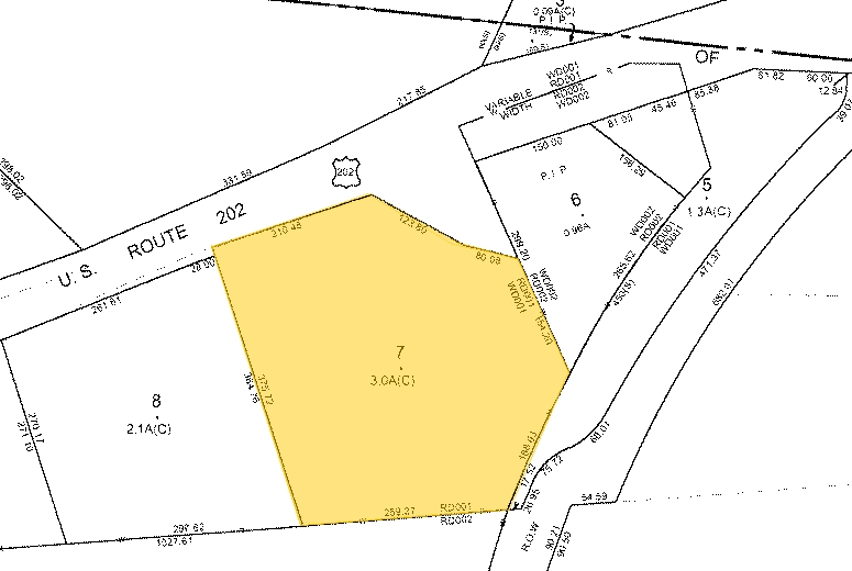 1649 Route 202, Pomona, NY for lease Plat Map- Image 1 of 2