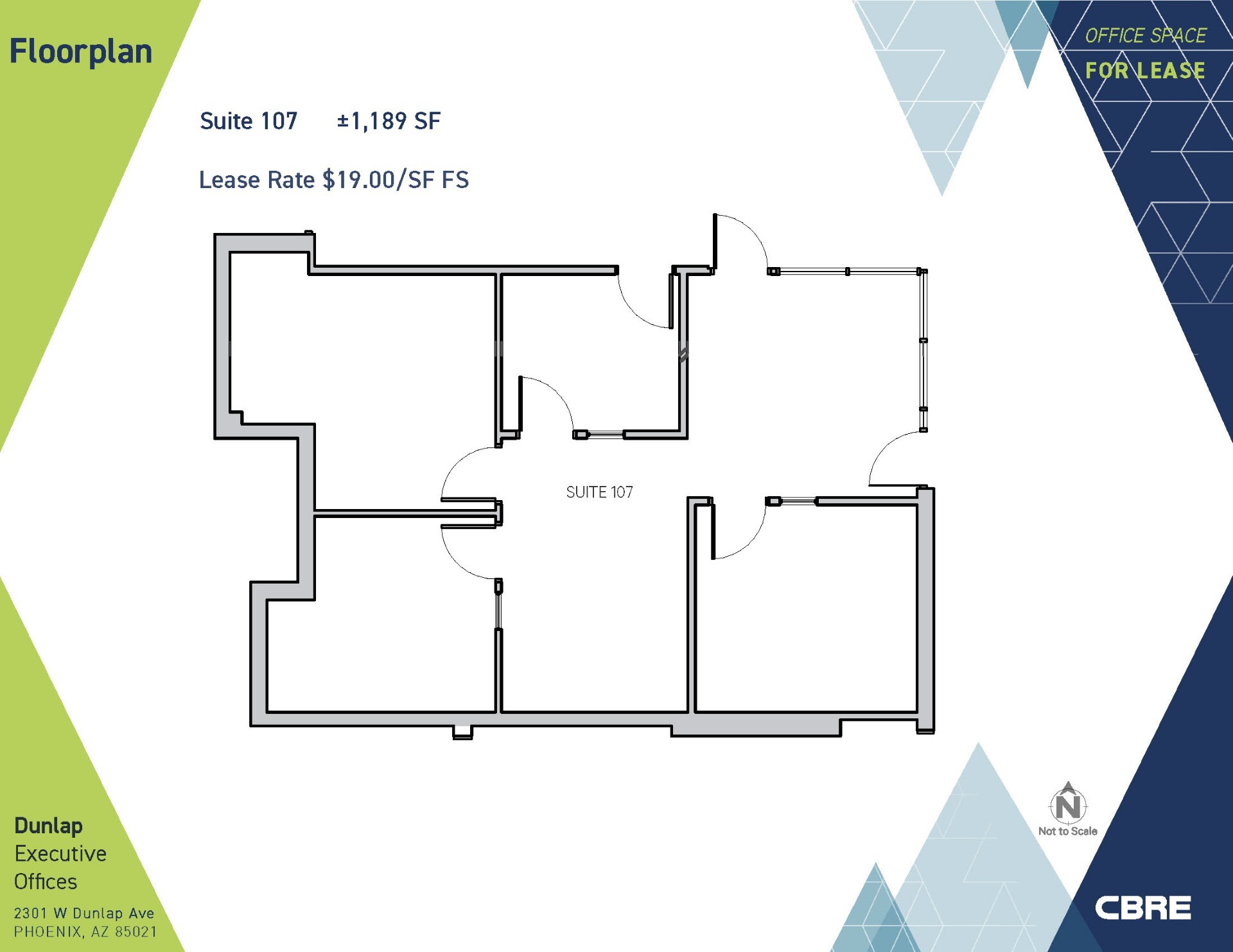 2301 W Dunlap Ave, Phoenix, AZ à louer Plan d  tage- Image 1 de 1