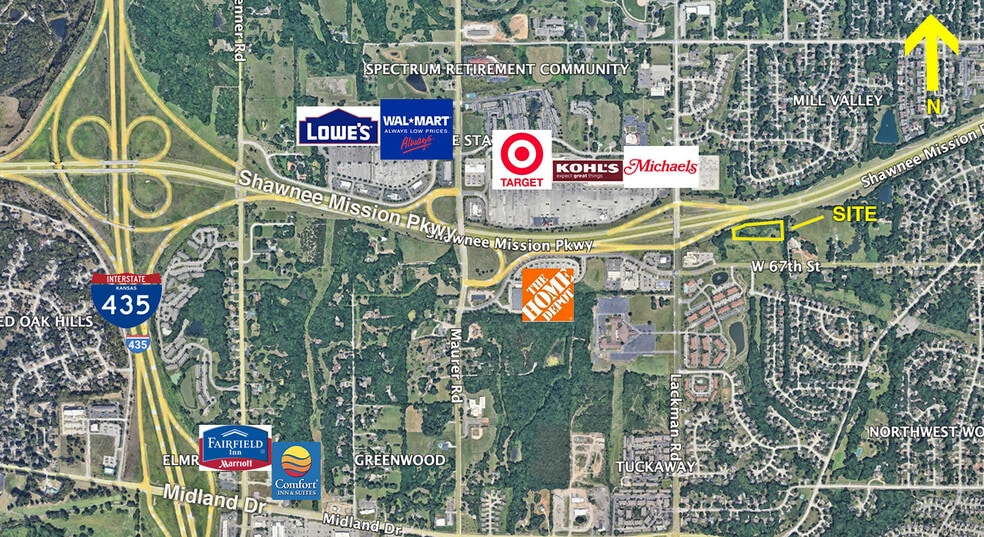 SE of Shawnee Mission Pky and Lackman Rd, Shawnee, KS for sale - Building Photo - Image 1 of 1