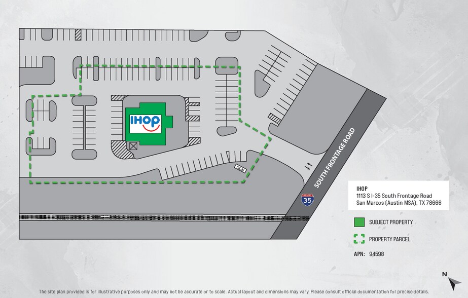1113 N I-35 Fwy, San Marcos, TX for lease - Site Plan - Image 3 of 4
