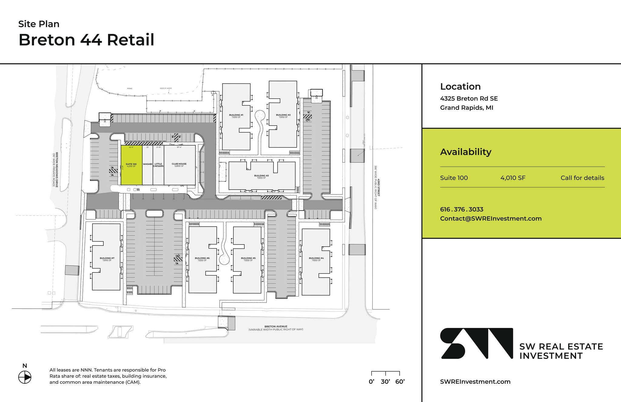 4325 Breton Rd SE, Grand Rapids, MI for lease Site Plan- Image 1 of 1