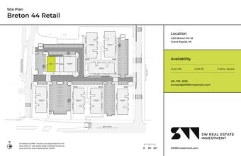 4325 Breton Rd SE, Grand Rapids, MI for lease Site Plan- Image 1 of 1