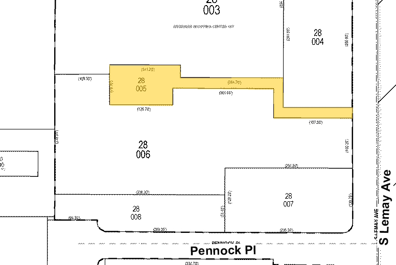 737 S Lemay Ave, Fort Collins, CO à louer - Plan cadastral - Image 2 de 5