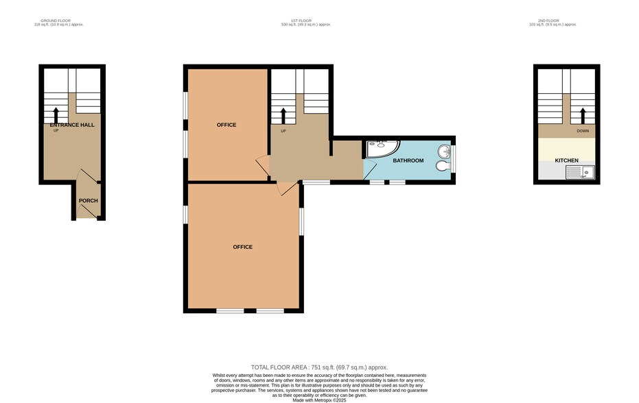 12 Albion Rd, Chesterfield à louer - Plan d’étage - Image 2 de 11