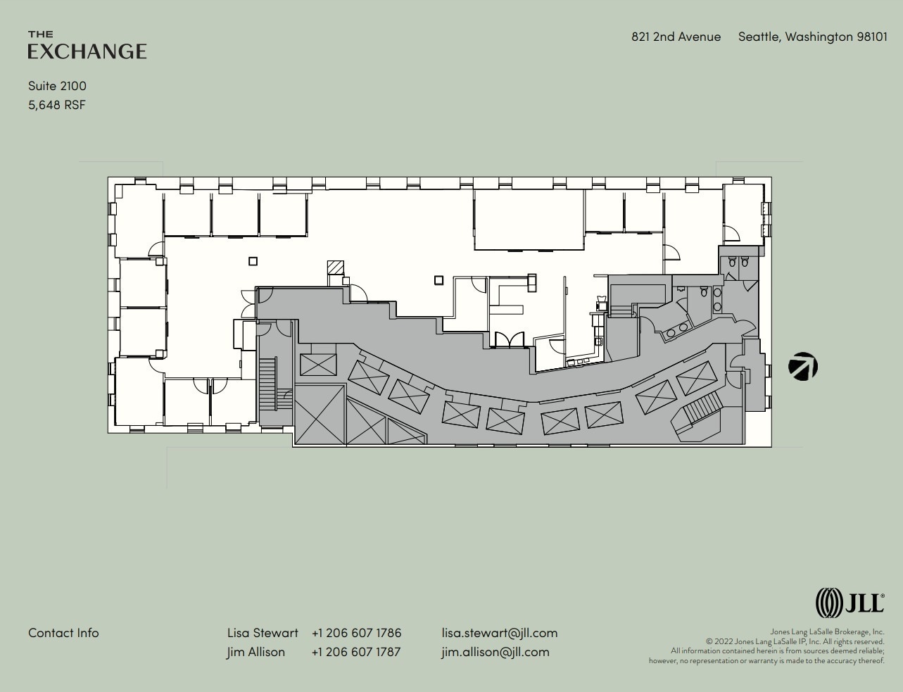821 2nd Ave, Seattle, WA for lease Floor Plan- Image 1 of 1