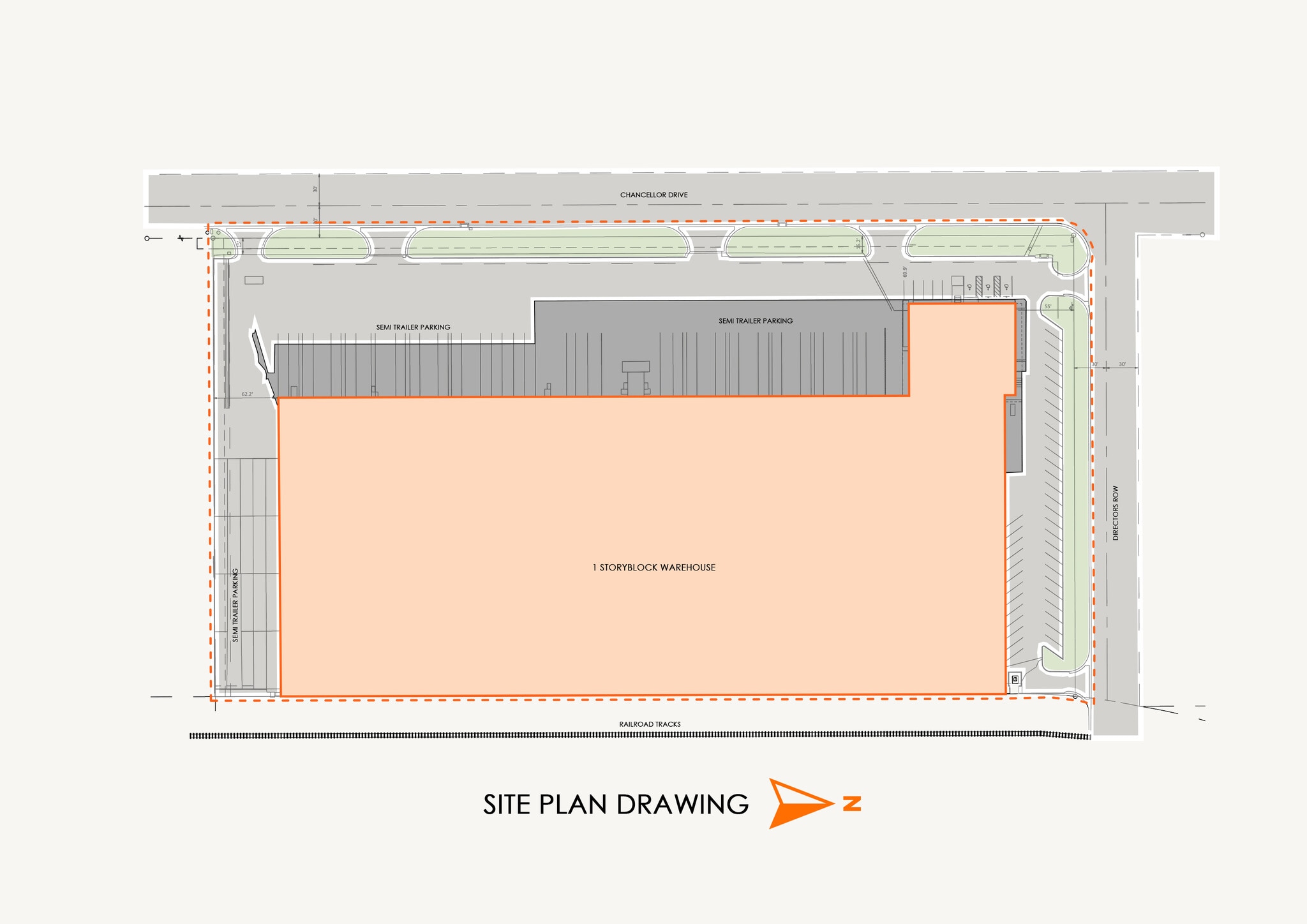 7475 Chancellor Dr, Orlando, FL for lease Site Plan- Image 1 of 4