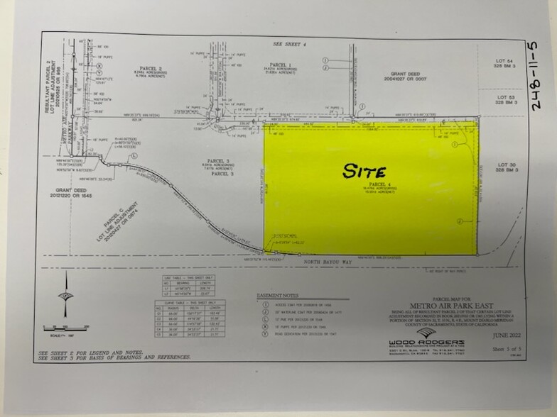 Interstate 5, Sacramento, CA for sale - Plat Map - Image 1 of 1