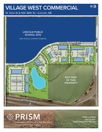 Plus de détails pour 4801 West Vine St., Lincoln, NE - Terrain à vendre