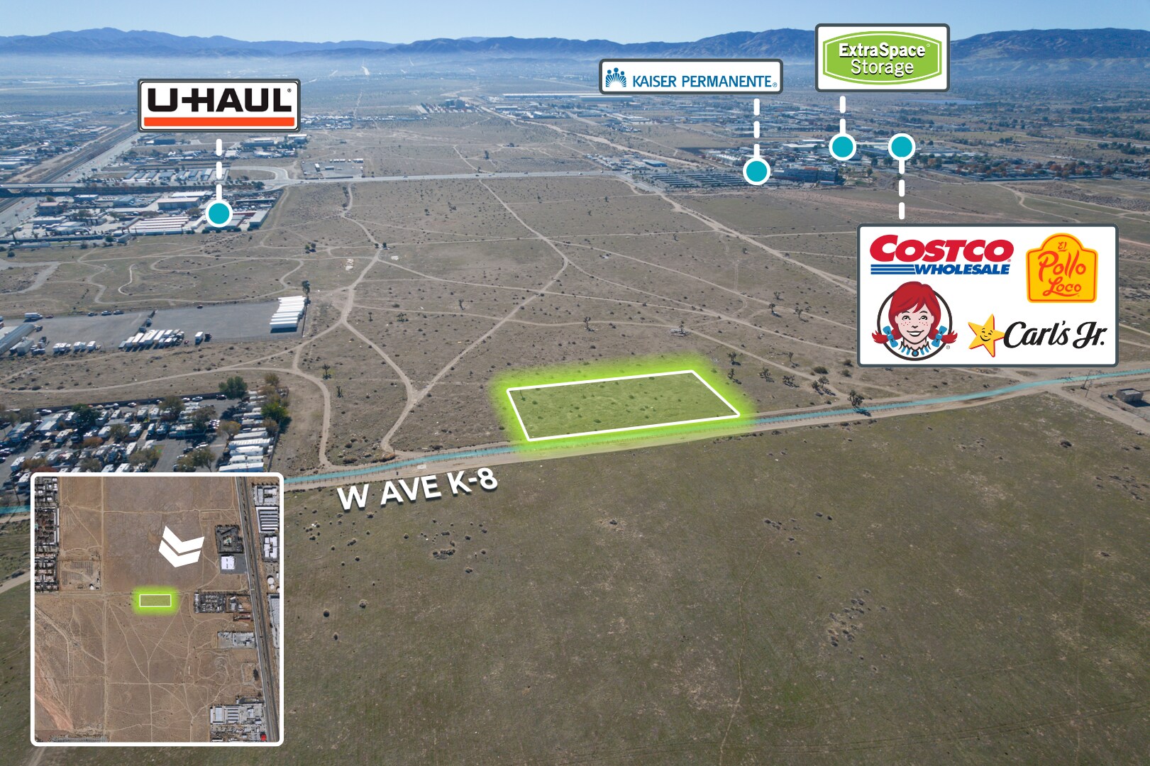 Ave K8 - Vic Sierra hwy, Lancaster, CA for sale Building Photo- Image 1 of 5