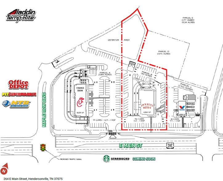 264 E Main St, Hendersonville, TN à vendre - Photo du bâtiment - Image 2 de 4