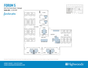 8537 Six Forks Rd, Raleigh, NC for lease Floor Plan- Image 1 of 2