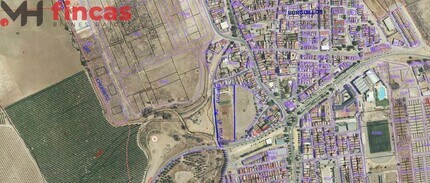 Burguillos, SEV - Aerial map view