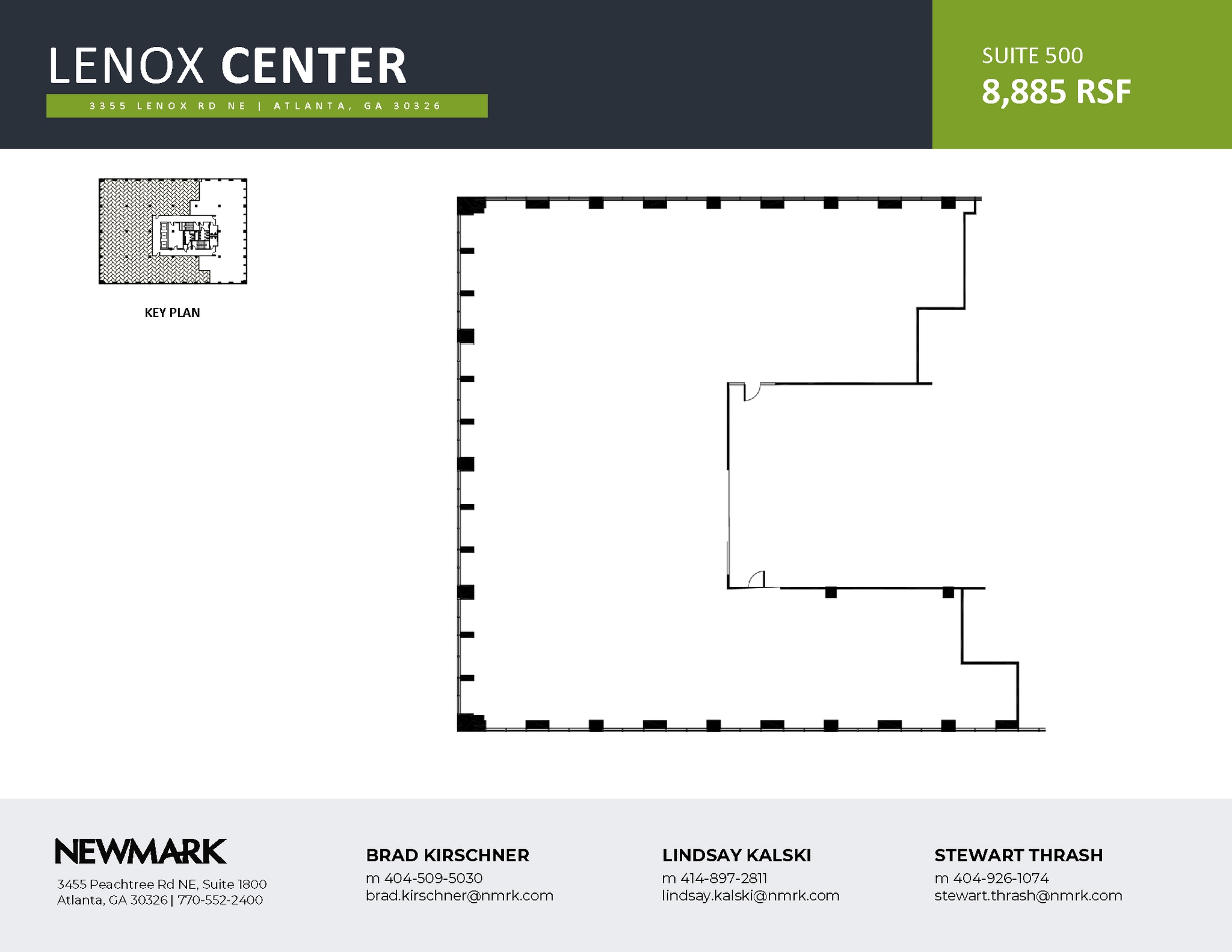 3355 Lenox Rd NE, Atlanta, GA for lease Floor Plan- Image 1 of 1