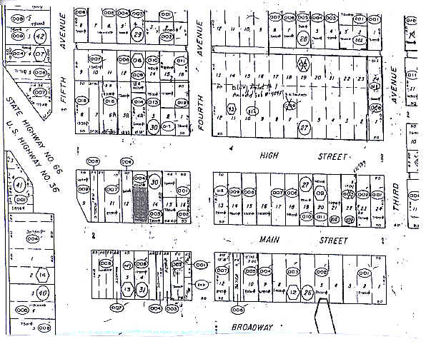 422-424 Main St, Lyons, CO à louer - Plan cadastral - Image 2 de 10