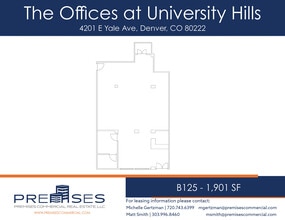 2696 S Colorado Blvd, Denver, CO for lease Floor Plan- Image 1 of 5