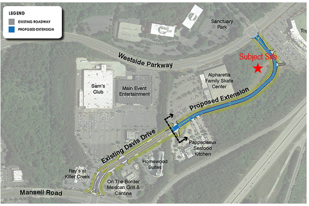 11510 Davis Dr, Alpharetta, GA à vendre - Plan de site - Image 2 de 4