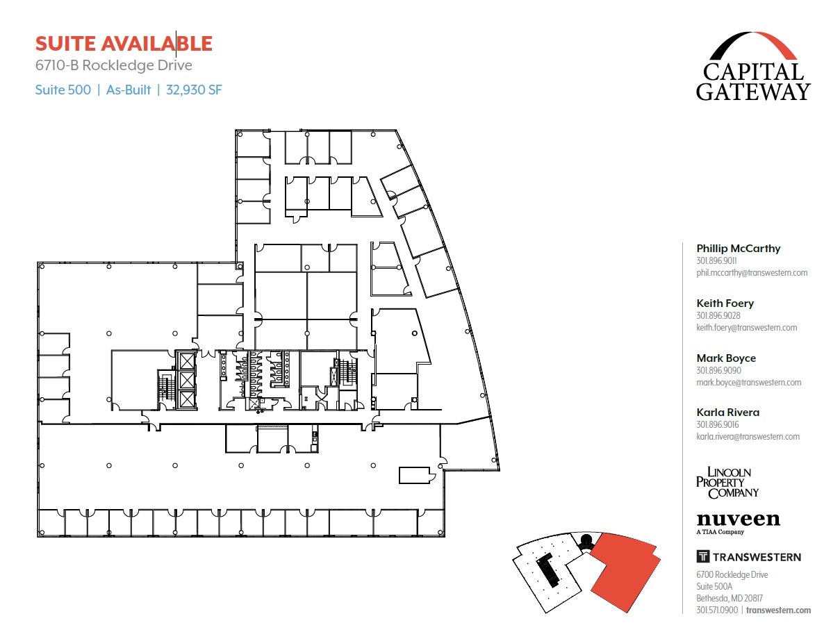 6700 Rockledge Dr, Bethesda, MD for lease Floor Plan- Image 1 of 1