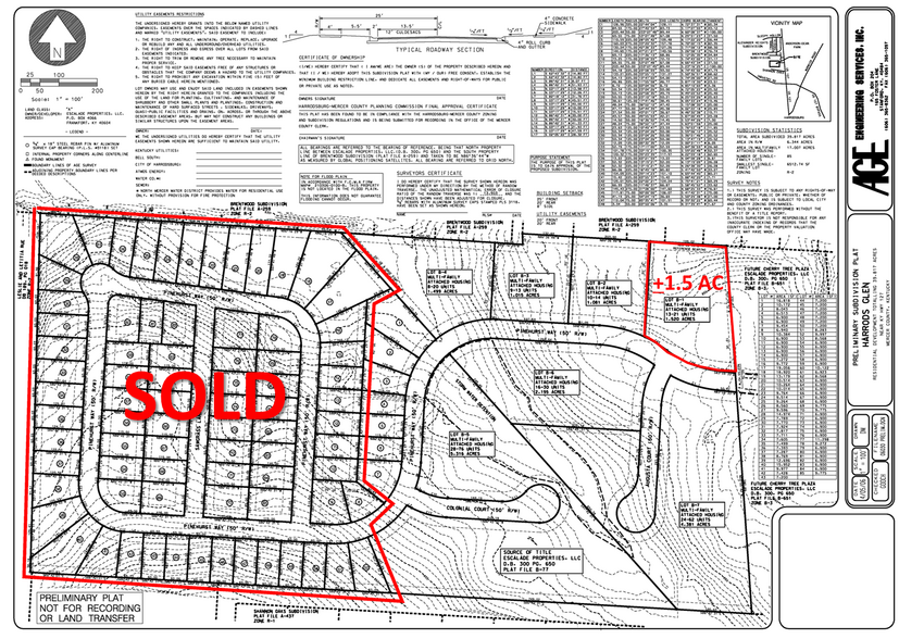 1 Pinehurst Way, Harrodsburg, KY à vendre - Plan cadastral - Image 2 de 2