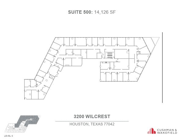 3200 Wilcrest Dr, Houston, TX for lease Floor Plan- Image 1 of 1