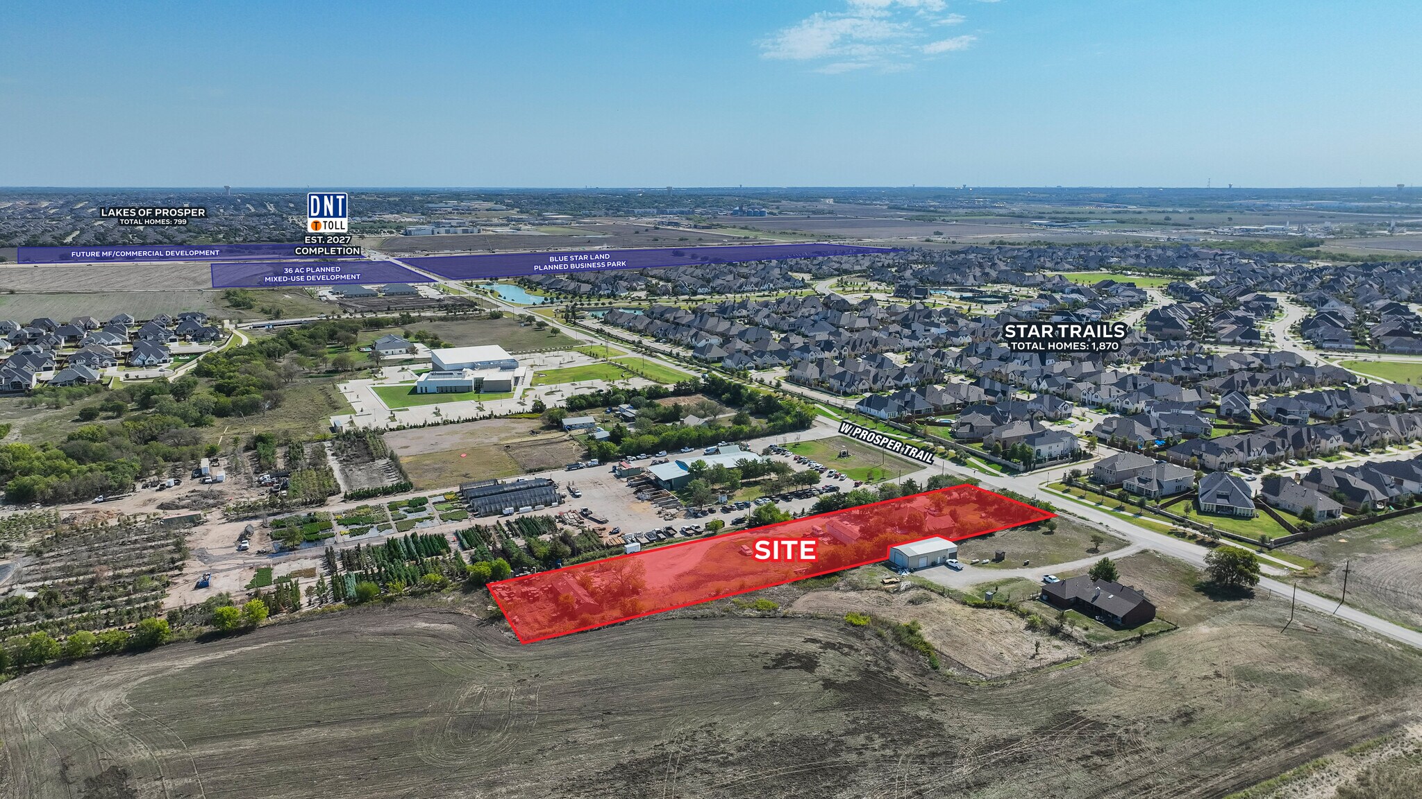 2166 W Prosper Trl, Prosper, TX à vendre Photo du bâtiment- Image 1 de 3