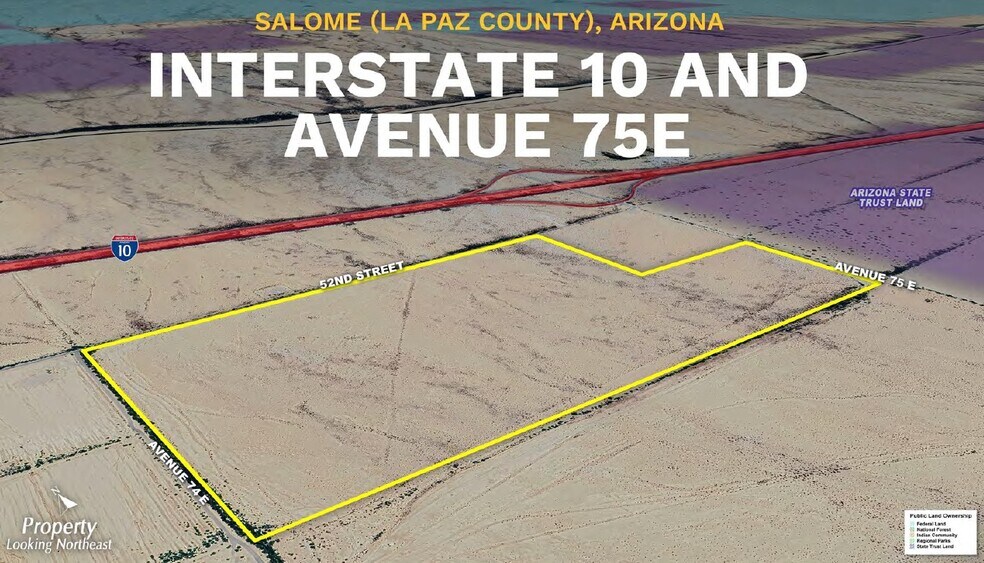 Avenue 75E & I-10 Hwy, Salome, AZ à vendre - Photo du bâtiment - Image 1 de 4