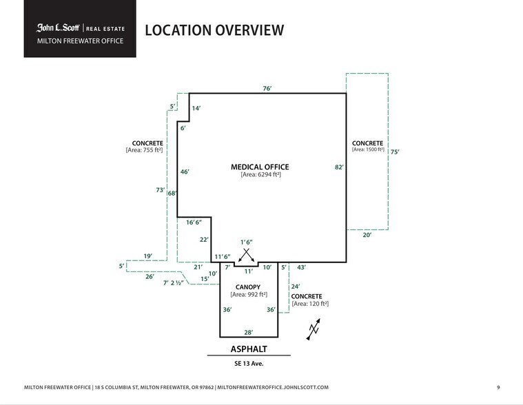 1213 S Main St, Milton-Freewater, OR for sale - Floor Plan - Image 2 of 18