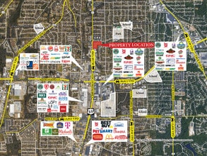 3400-3502 S Broadway, Tyler, TX - AERIAL  map view - Image1