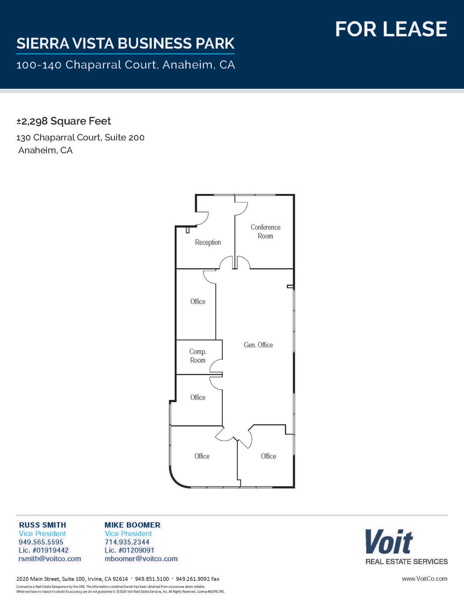 130 Chaparral Ct, Anaheim, CA à louer Plan d’étage- Image 1 de 1