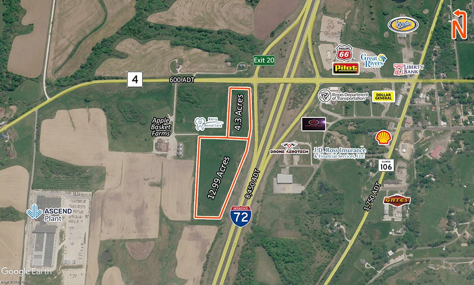 I-72 and Route 4, Barry, IL for sale - Building Photo - Image 3 of 6