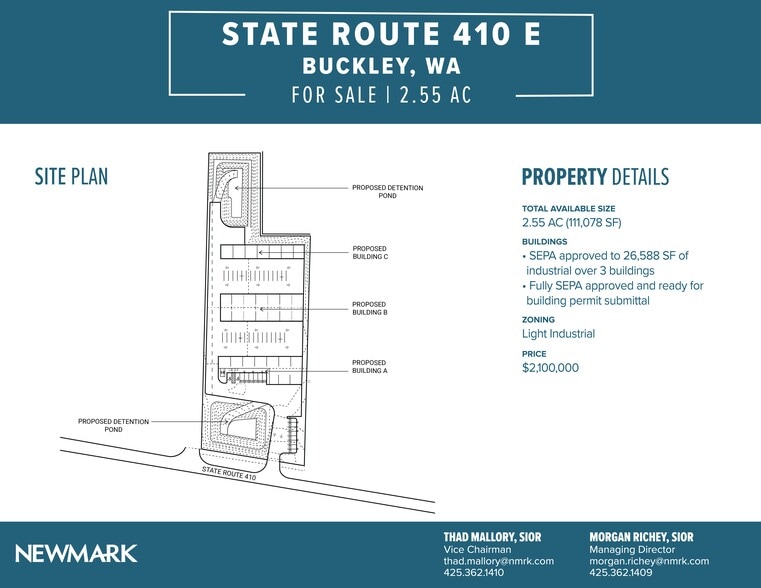 XXX SR 410 E, Buckley, WA for sale - Site Plan - Image 2 of 2