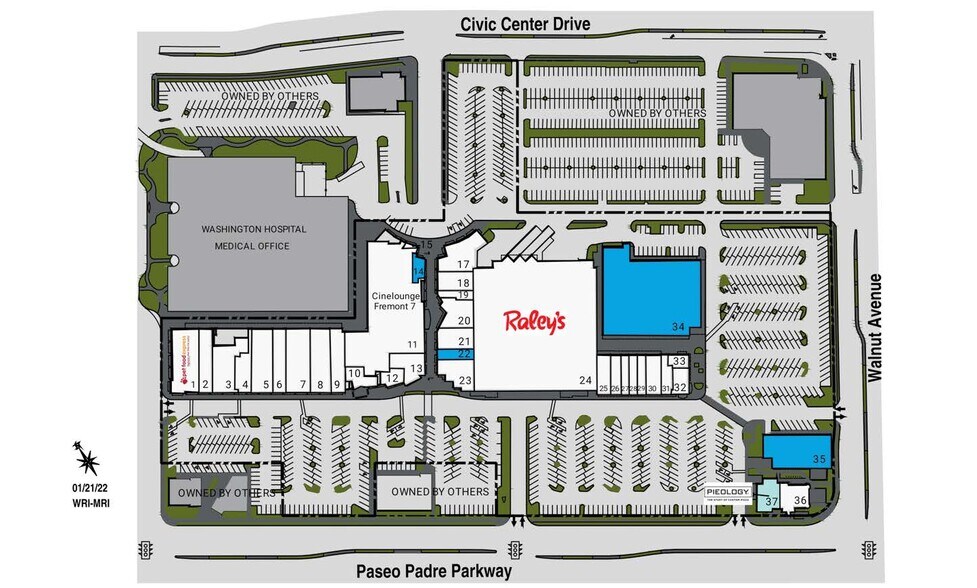38980 Paseo Padre Pky, Fremont, CA à louer - Plan de site - Image 3 de 3