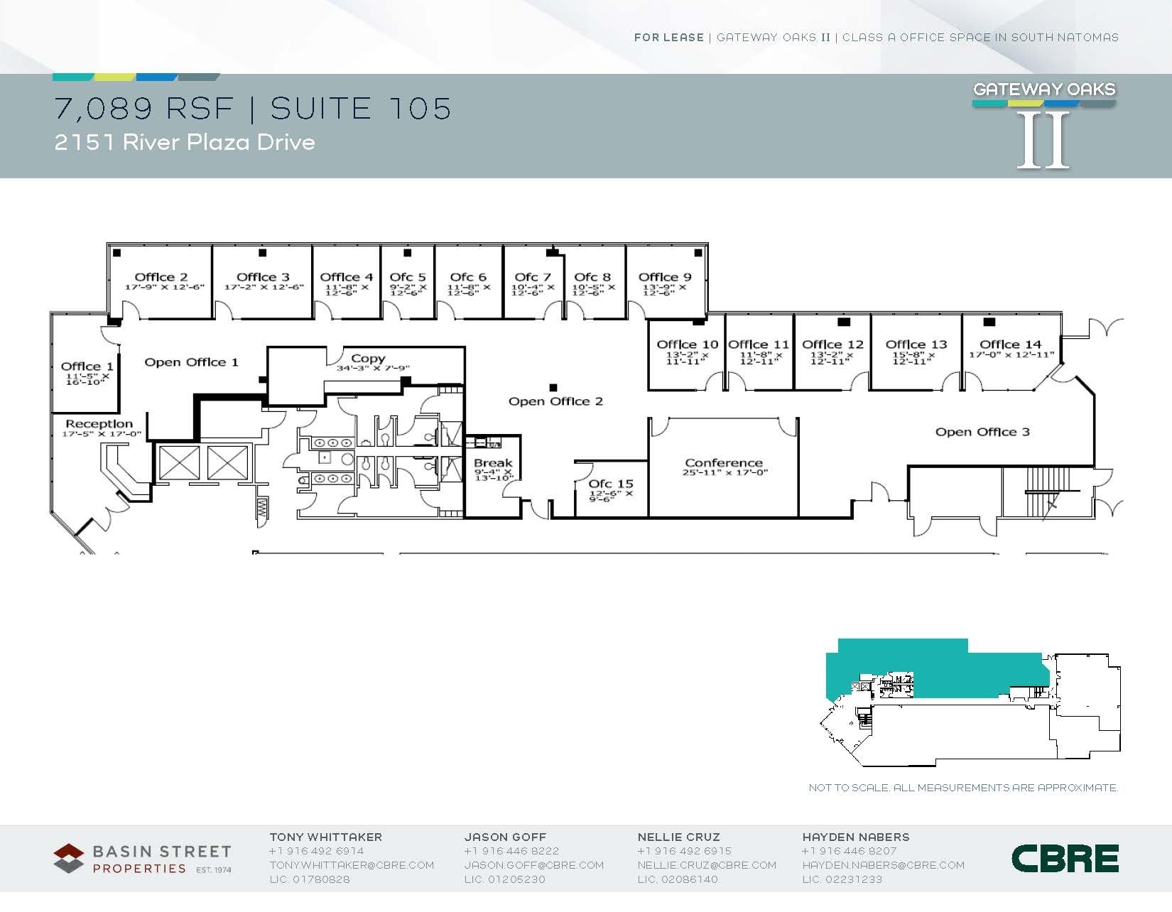 2150 River Plaza Dr, Sacramento, CA à louer Plan d’étage- Image 1 de 1