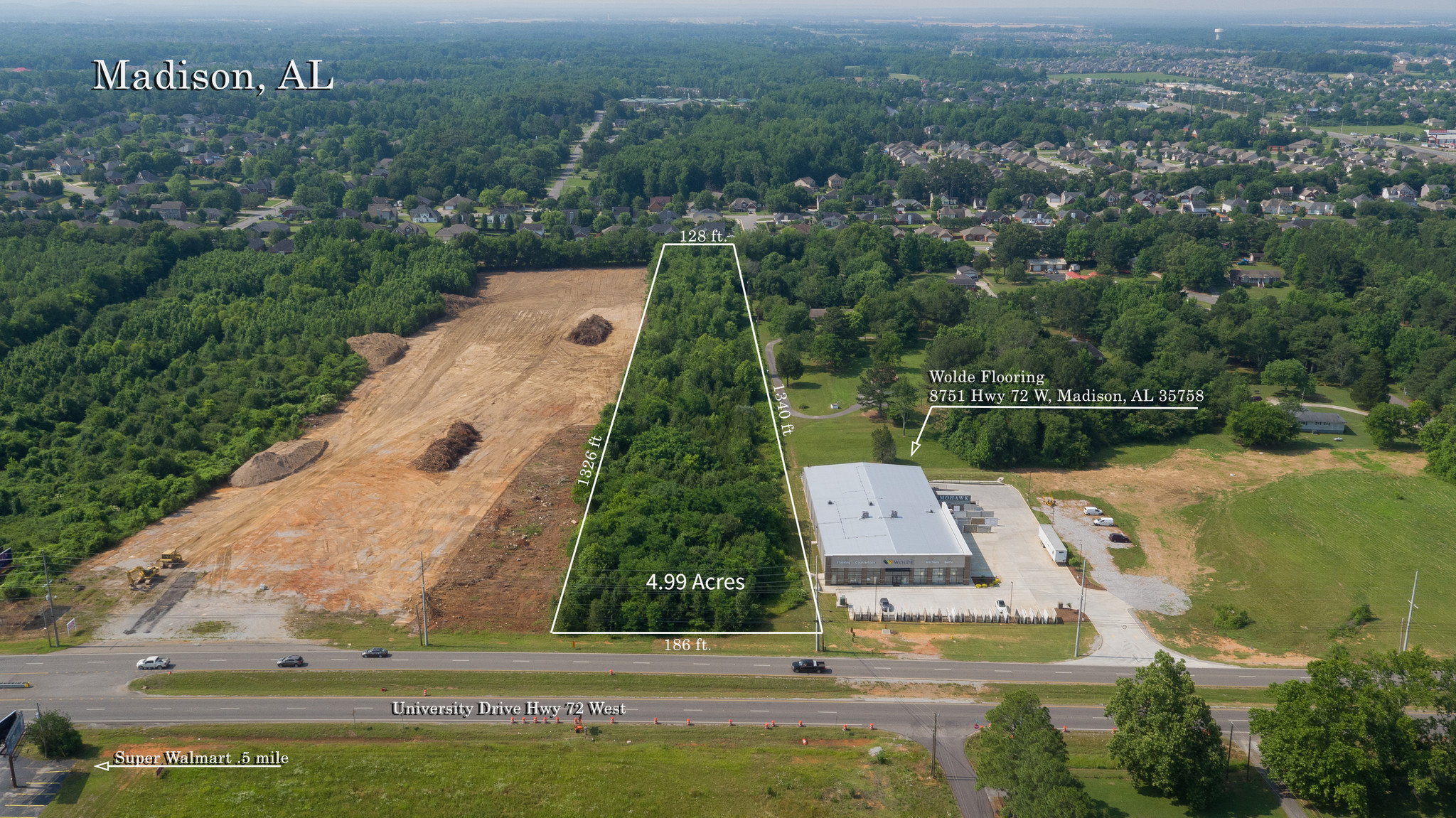 0 HIGHWAY 72, Madison, AL for sale Primary Photo- Image 1 of 13