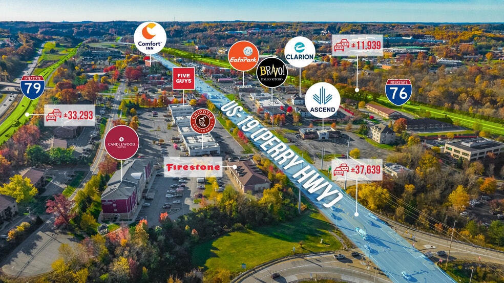 20030 Route 19, Cranberry Township, PA for sale - Aerial - Image 2 of 16