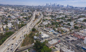 4583 Melrose Ave, Los Angeles, CA - Aerial  map view