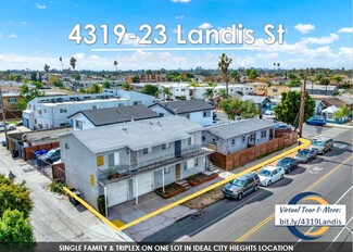 Plus de détails pour 4319 Landis St, San Diego, CA - Multi-résidentiel à vendre